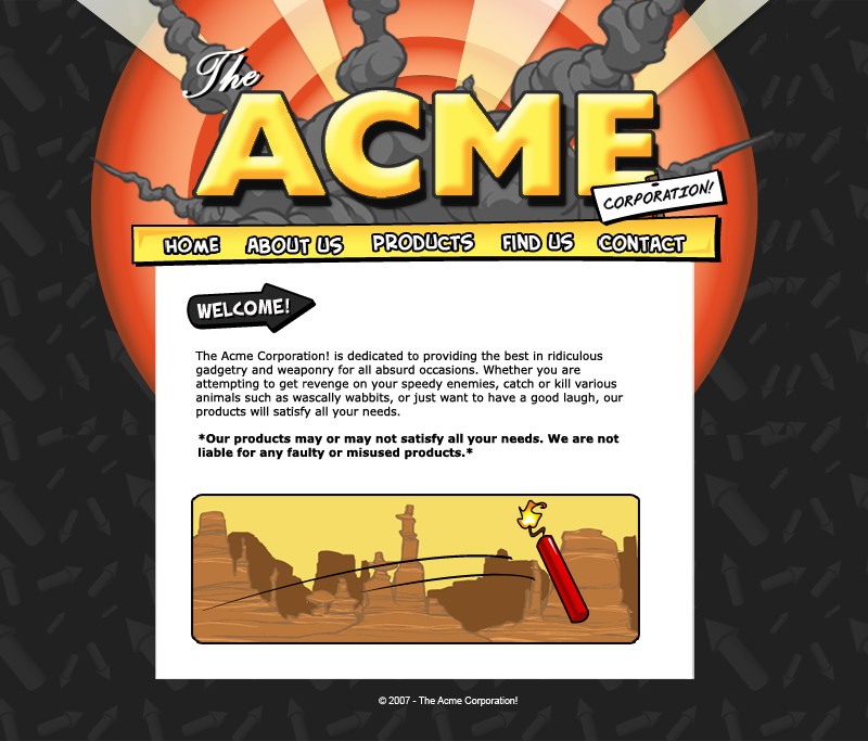 The ACME Corporation Web Site